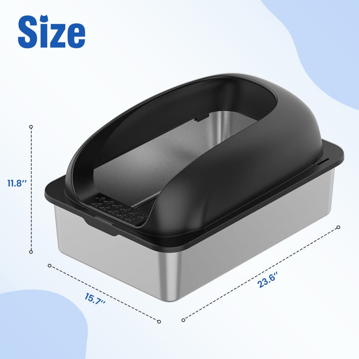Why the Large Stainless Steel Cat Litter Box With Lid is a Game Changer for Cat Owners