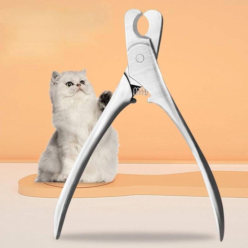 Pet Nail Clipper Stainless Steel Safety Grooming Trimmer