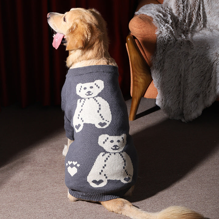 Pet Winter Warm Thick Sweater For Large Pets
