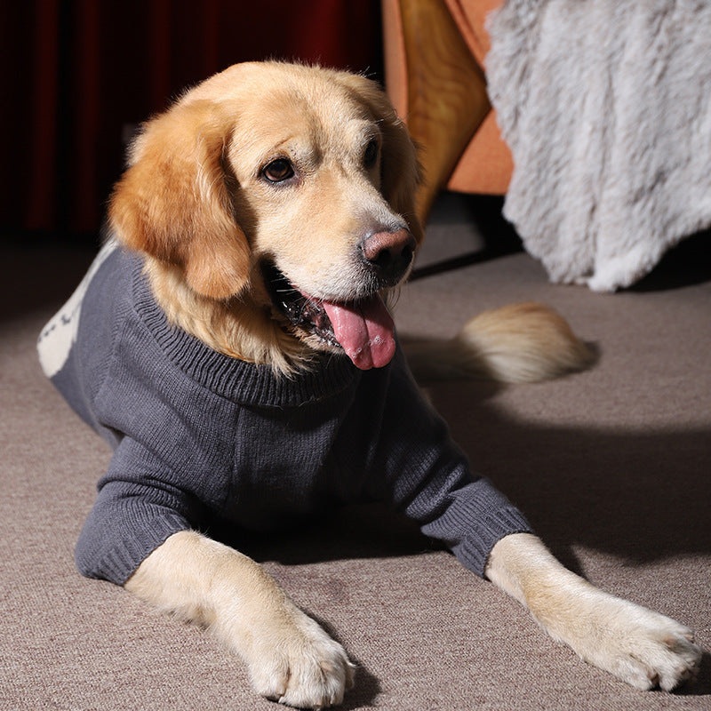 Pet Winter Warm Thick Sweater For Large Pets