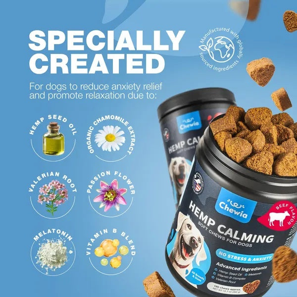 Hemp Calming Chews Anxiety Relief Treats