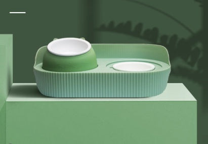 Ceramic Pet Feeding Bowl Cervical Spine Support Design