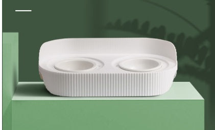 Ceramic Pet Feeding Bowl Cervical Spine Support Design