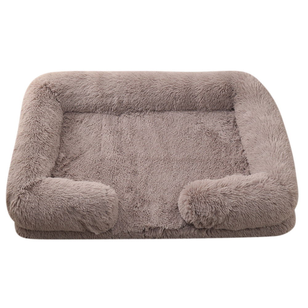 Pet Plush Round Winter Cozy Bed