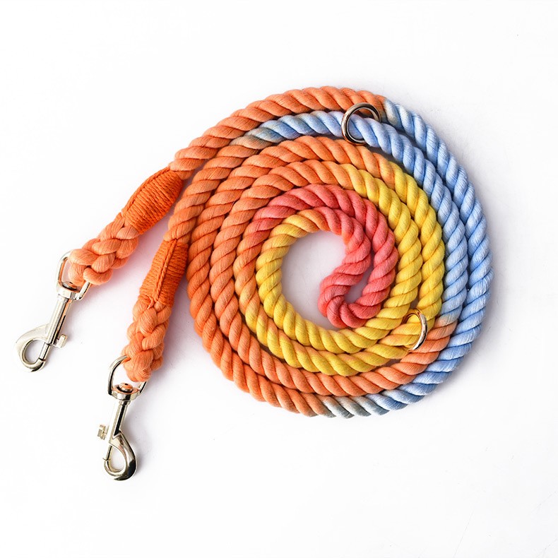 Multi Functional Dual Head Pet Rope Leash Supplies