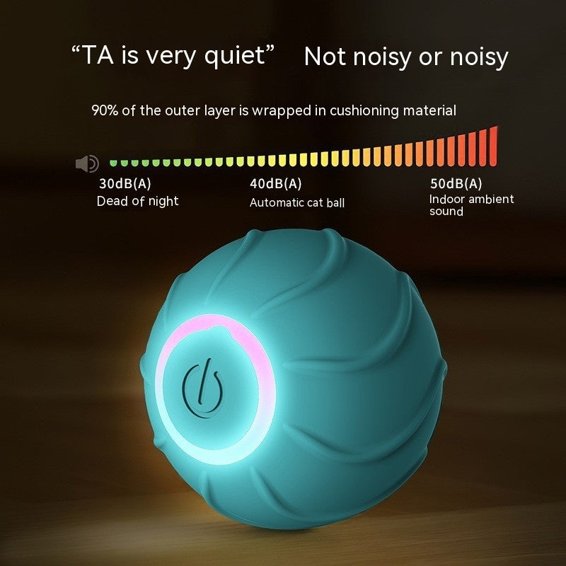 Pet Smart Rolling Ball Interactive Automatic Bouncing Teasing Toy