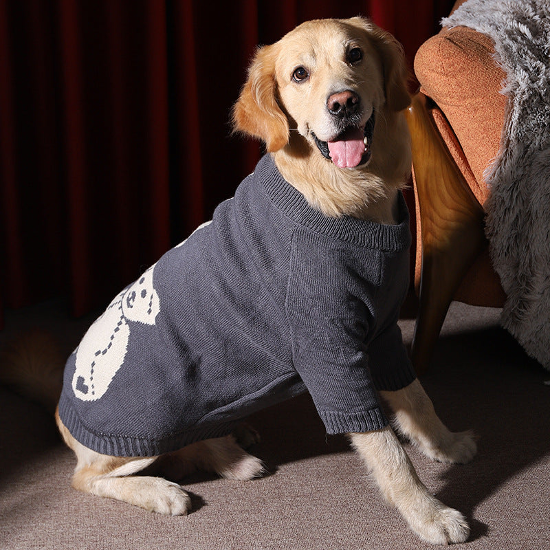 Pet Winter Warm Thick Sweater For Large Pets