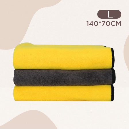 Absorbent Pet Bath Towel Quick Dry Microfiber Thick Soft Towel