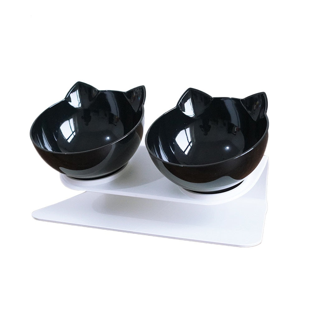Adjustable Pet Feeding Bowl Elevated Anti-Tumble Design