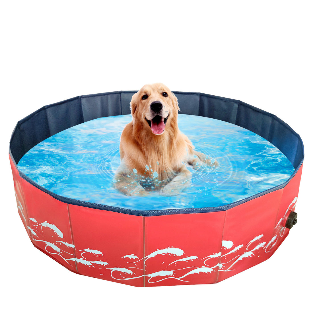 Foldable Pet Bath Collapsible Swimming Pool Indoor Outdoor