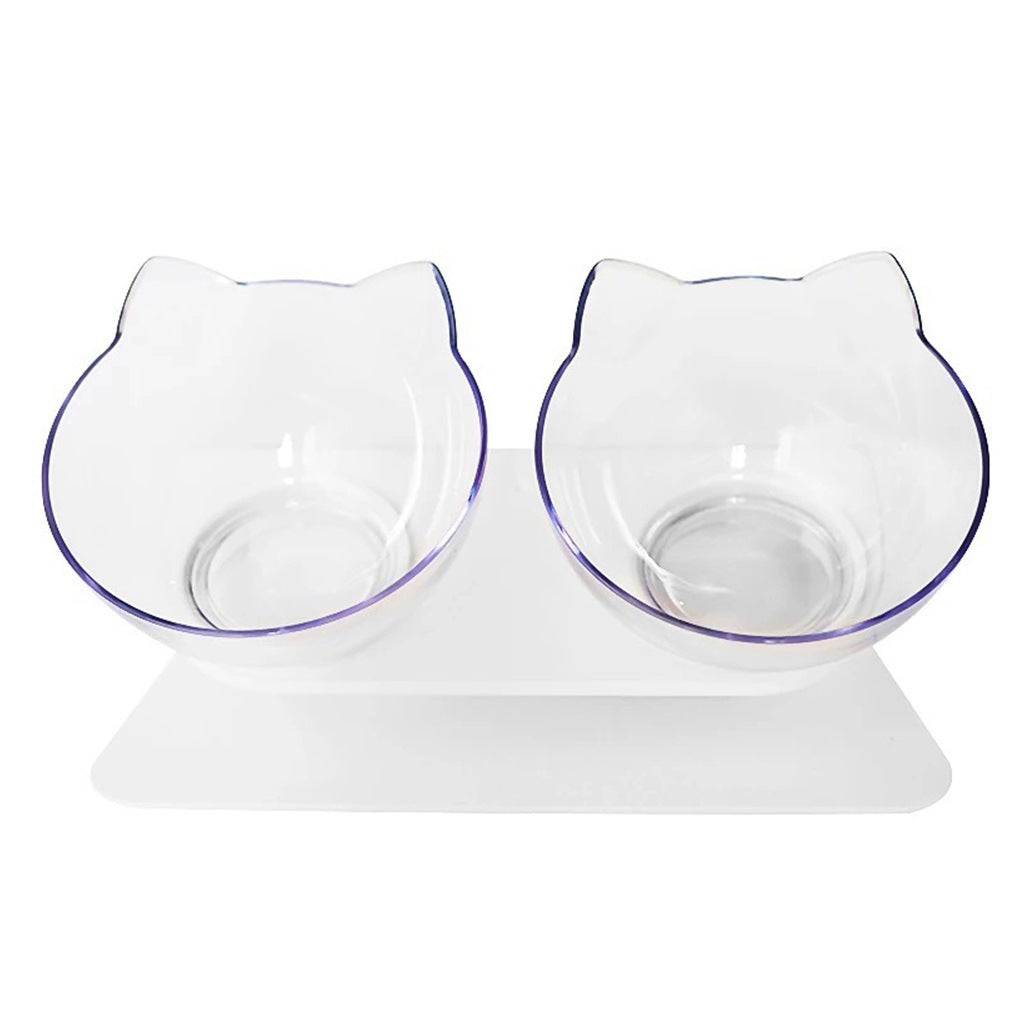 Adjustable Pet Feeding Bowl Elevated Anti-Tumble Design