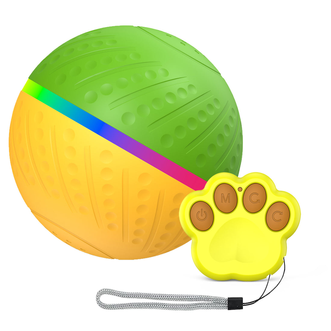 Pet Remote Control Interactive Bite Resistant Smart Toy Ball