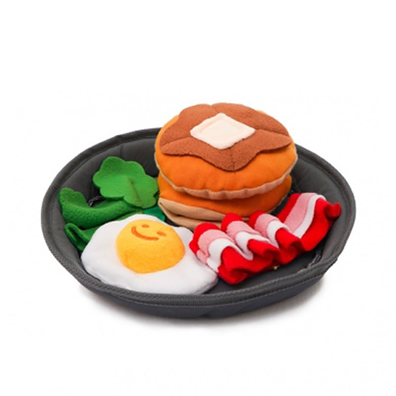 Sniffing Breakfast Pot Pet Toy With Interactive Vocal Sound