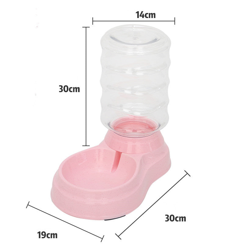 Automatic Pet Water Fountain Feeder 1.8L Bubble Drinking Bowl