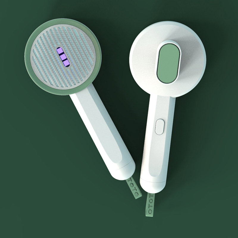 2 In 1 Pet Grooming Comb UV Detection Hair Removal Tool