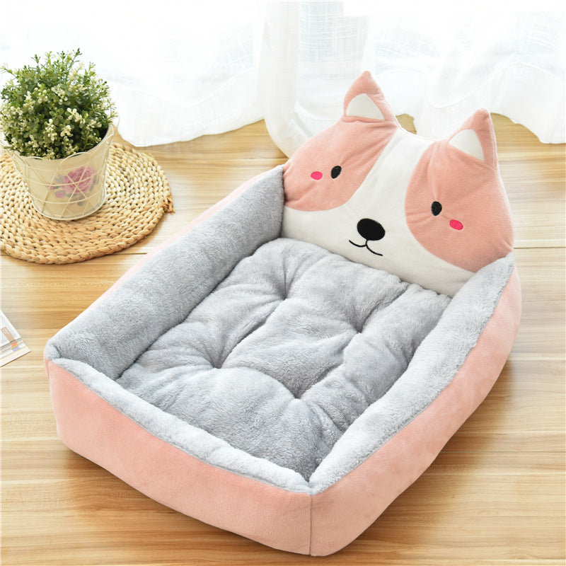 Pet Large Warm Cozy Fleece Nest Bed House
