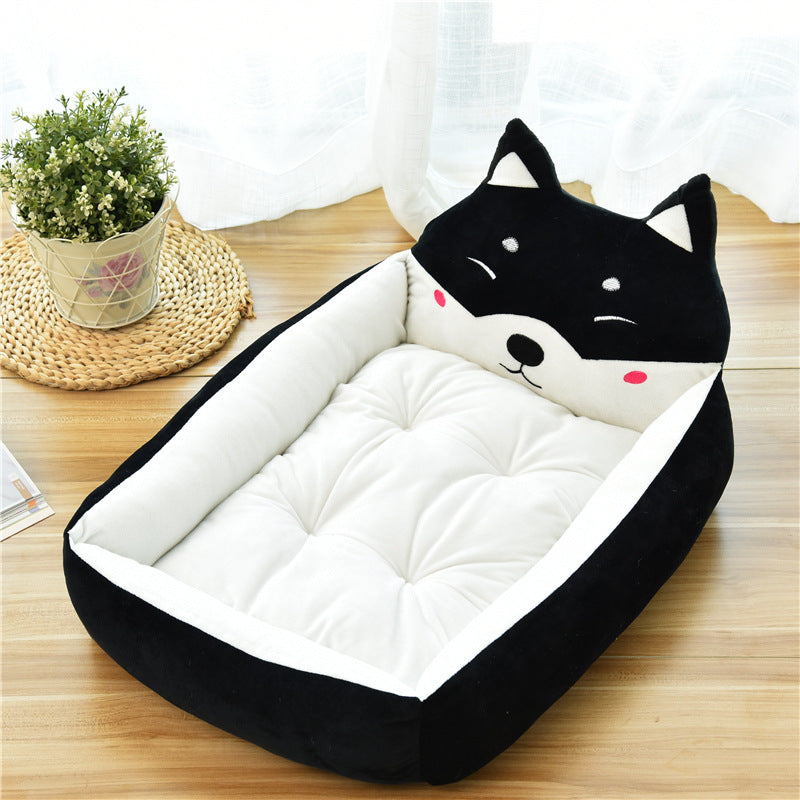 Pet Large Warm Cozy Fleece Nest Bed House