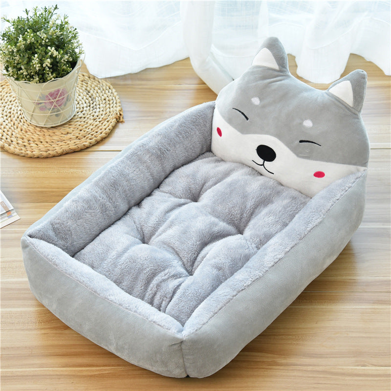Pet Large Warm Cozy Fleece Nest Bed House