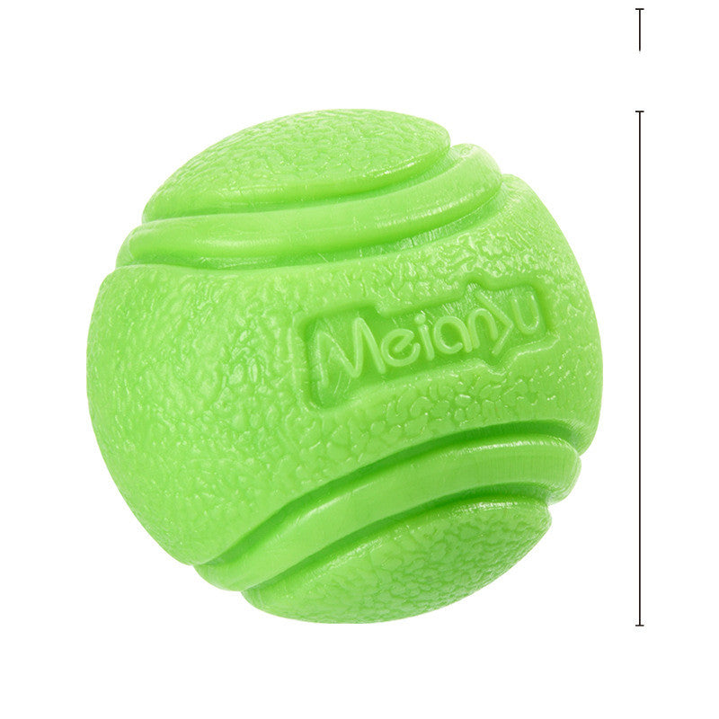 Pet Bouncy Rubber Ball Bite Resistant Durable Chew Toy