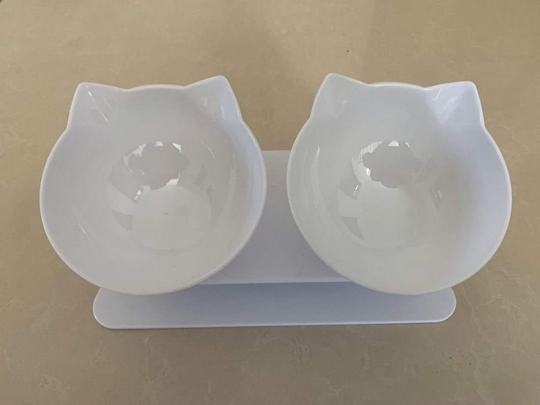 Adjustable Pet Feeding Bowl Elevated Anti-Tumble Design