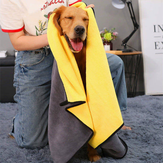 Super Absorbent Pet Bath Towel Quick Drying Bathing Towel