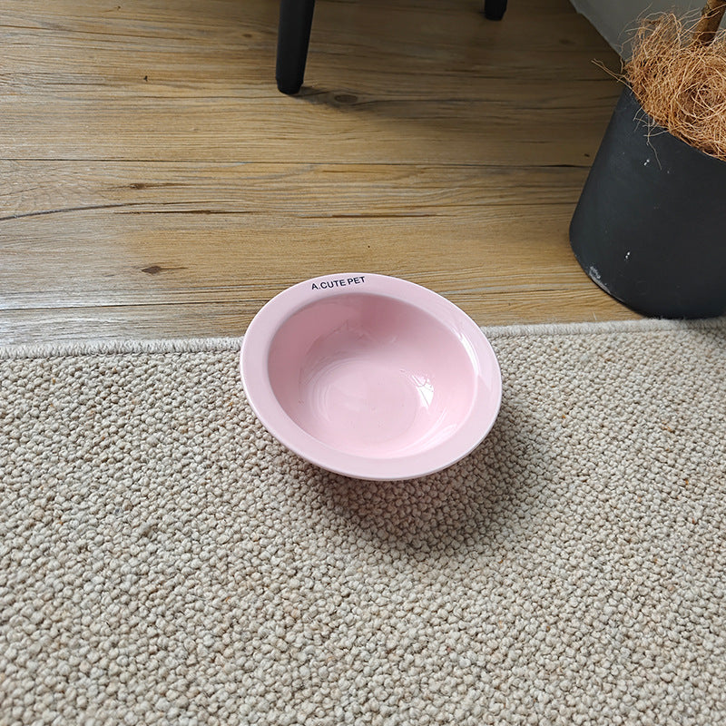 Anti-Tumble Elevated Pet Food And Water Bowl Double Holder Ceramic Stand