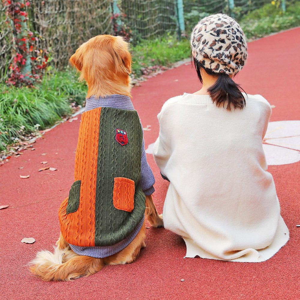 Pet Winter Thickened Sweater Clothing For Large Pets