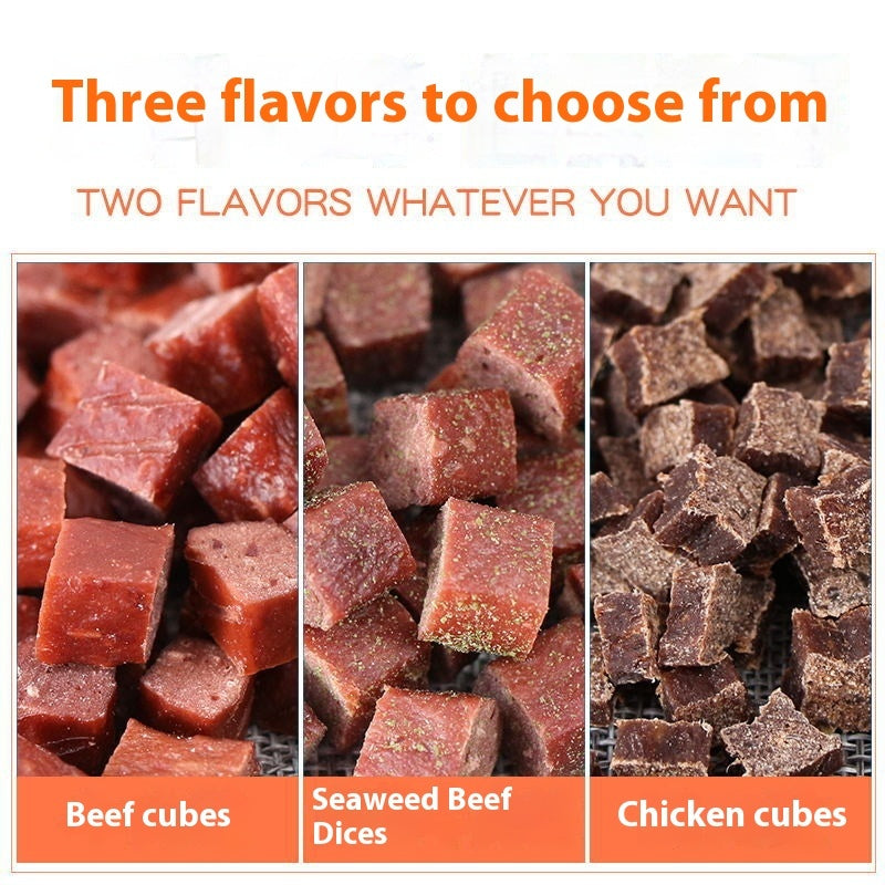 Dried Beef Chicken Dog Training Reward Cubes Wholesale Pet Snacks