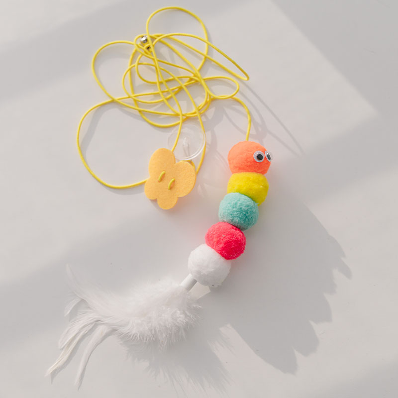 Pet Interactive Rope Mouse Toy Telescopic Hanging Boredom Toy