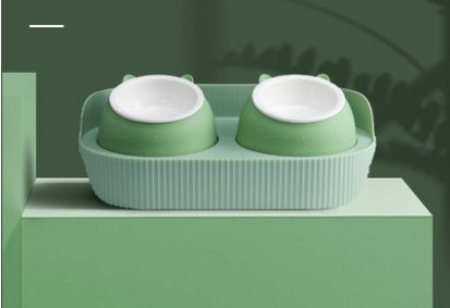 Ceramic Pet Feeding Bowl Cervical Spine Support Design