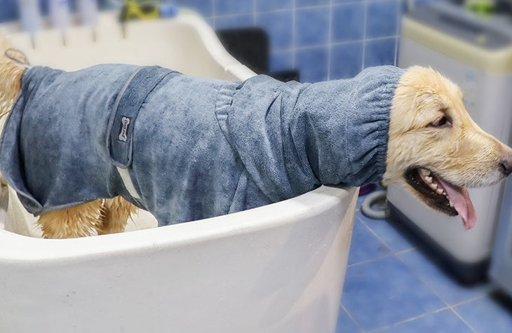 Highly Absorbent Pet Cotton Bathrobe Soft Drying Towel
