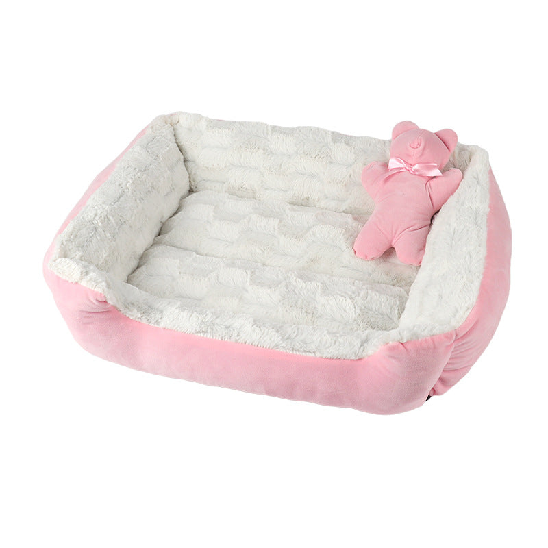 Pet Soft Comfortable Cozy Nest Bed