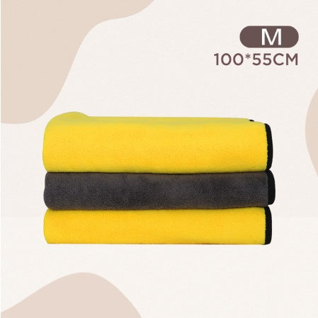 Absorbent Pet Bath Towel Quick Dry Microfiber Thick Soft Towel