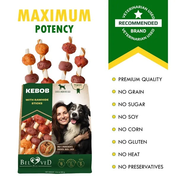 Grain-Free Rawhide Chews Duck Chicken Snacks