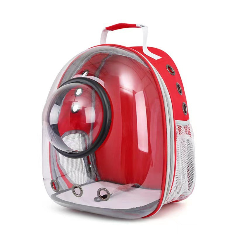 Transparent Skylight Pet Backpack Breathable Large Capacity Carrier