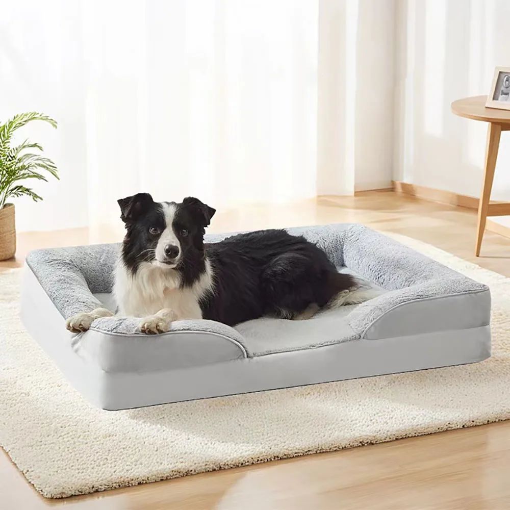 Pet Waterproof Sofa Style Bed Mat With Blanket Nest