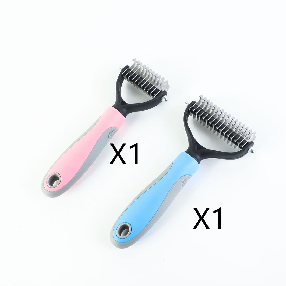 Double Sided Pet Grooming Brush Hair Removal Dematting Comb