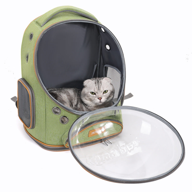 Visual Transparent Large Capacity Pet Portable Backpack Carrier Bag