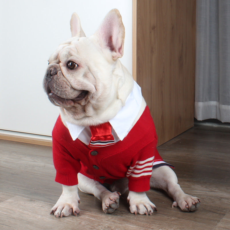 Festive Christmas Pet Autumn Winter Warm Sweater Outfit