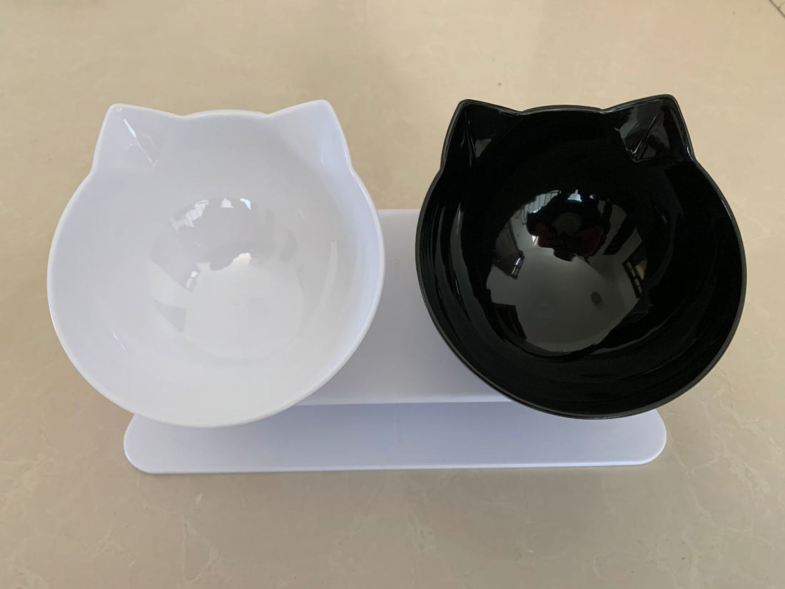 Adjustable Pet Feeding Bowl Elevated Anti-Tumble Design