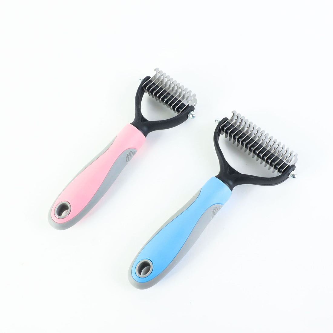 Double Sided Pet Grooming Brush Hair Removal Dematting Comb