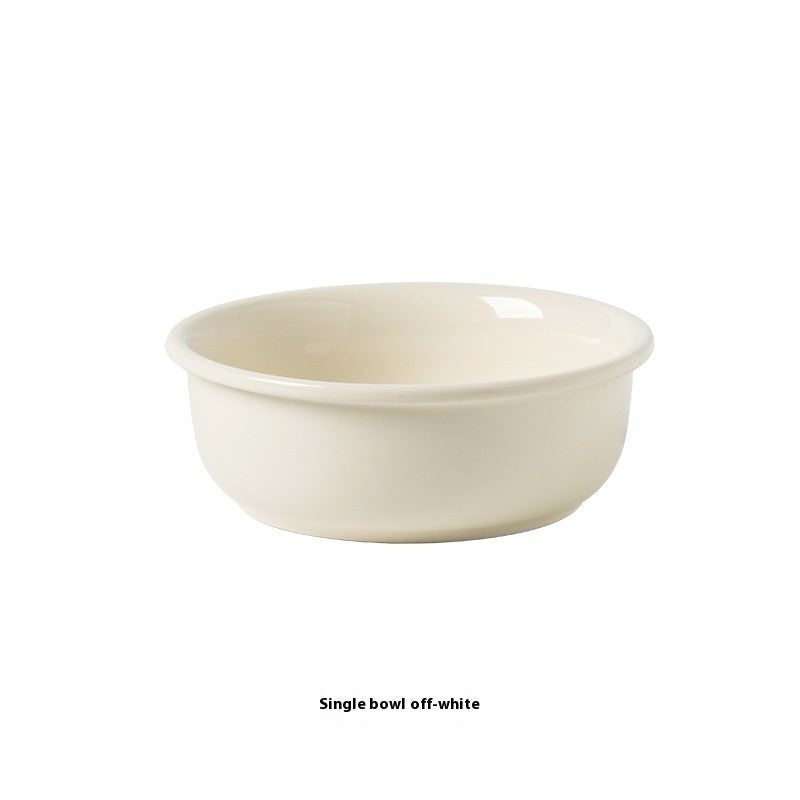 Ceramic Double Pet Feeding And Drinking Bowl Raised Stand