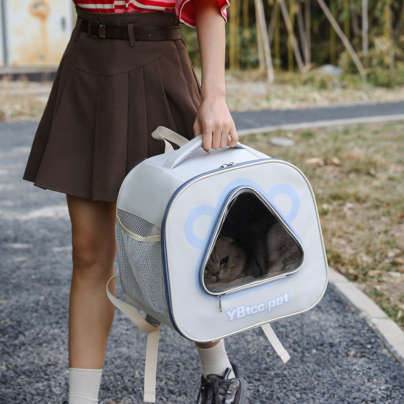 Large Capacity Breathable Portable Pet Backpack Carrier