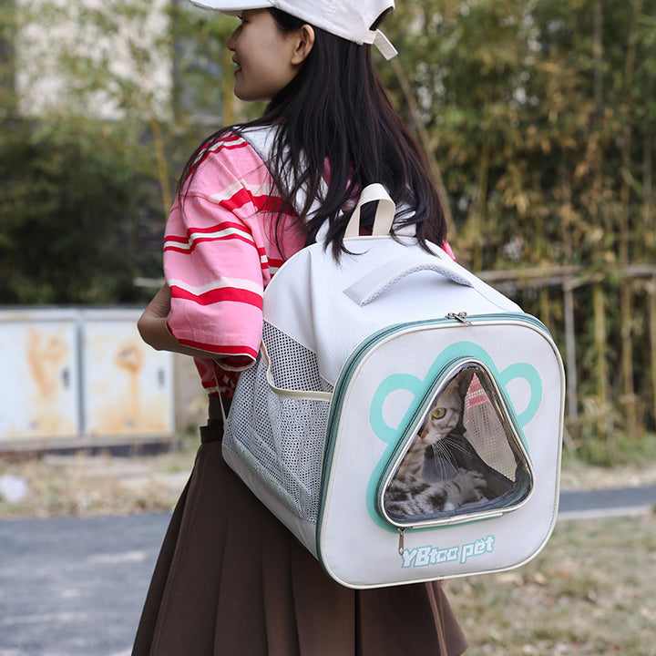 Large Capacity Breathable Portable Pet Backpack Carrier