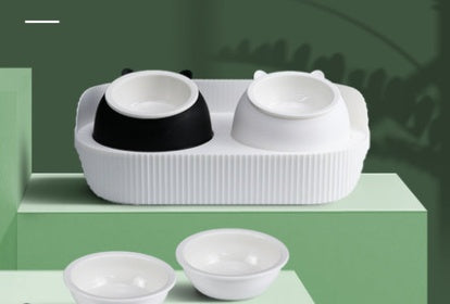 Ceramic Pet Feeding Bowl Cervical Spine Support Design