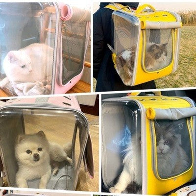 Portable Pet Backpack Travel Carrier Bag