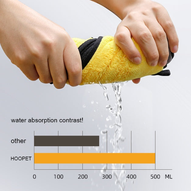 Absorbent Pet Bath Towel Quick Dry Microfiber Thick Soft Towel