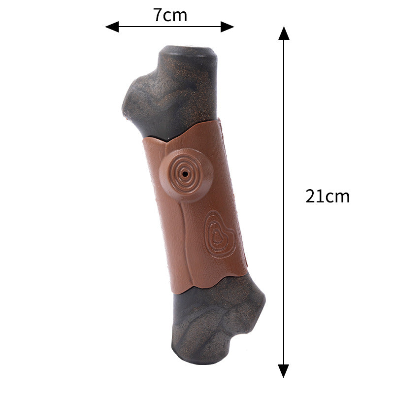 Pet Indestructible Bacon Flavored Durable Chew Toy For Aggressive Chewers