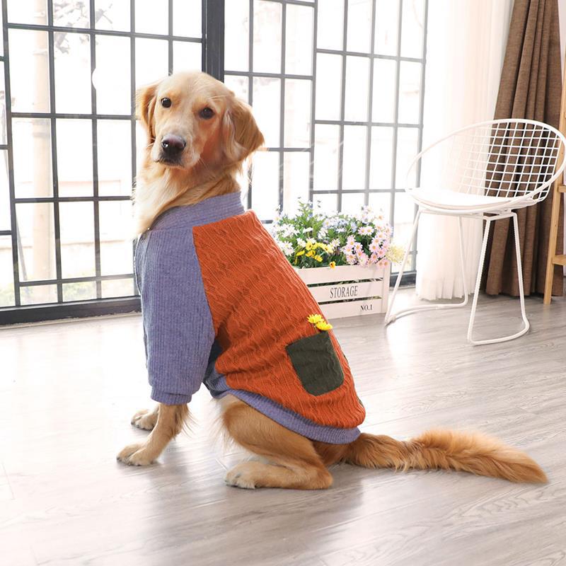 Pet Winter Thickened Sweater Clothing For Large Pets