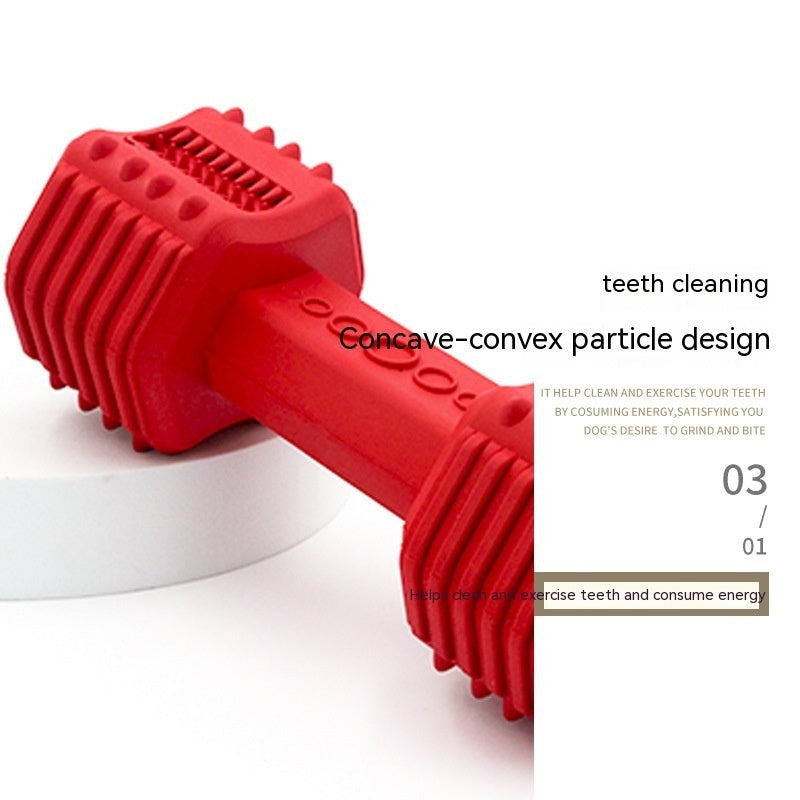 Pet Interactive Rubber Chew Toy Food Dispensing Durable Molar Toy